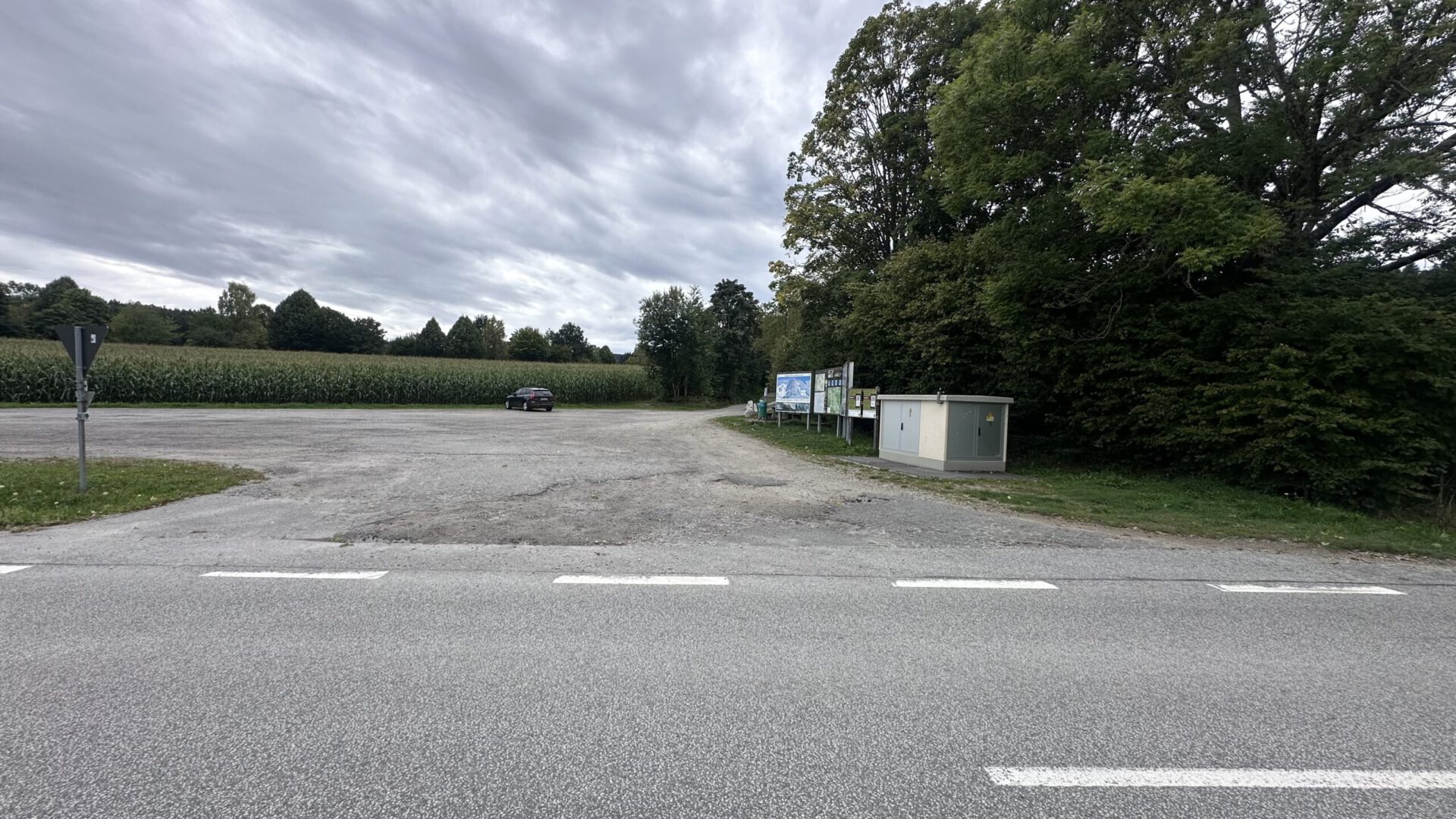 Einfahrt Parkplatz Teufelstisch